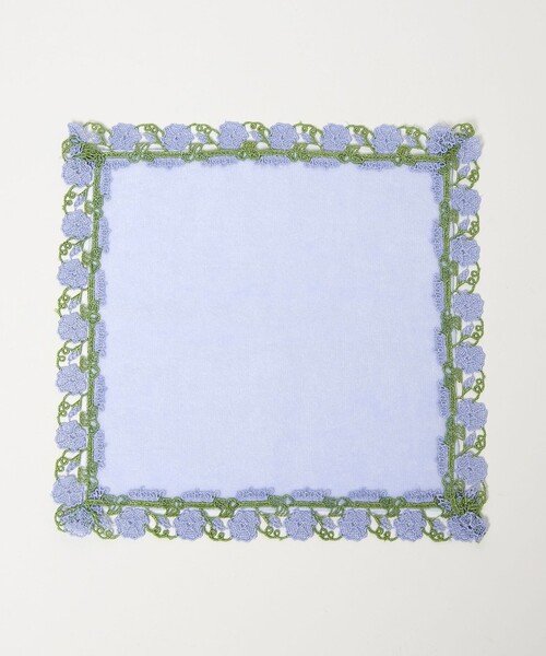 近沢レース店＞朝顔 ハンカチ（ハンカチ/ハンドタオル）｜近沢レース店