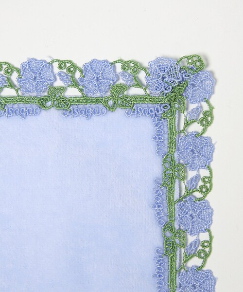 近沢レース店＞朝顔 ハンカチ（ハンカチ/ハンドタオル）｜近沢レース店