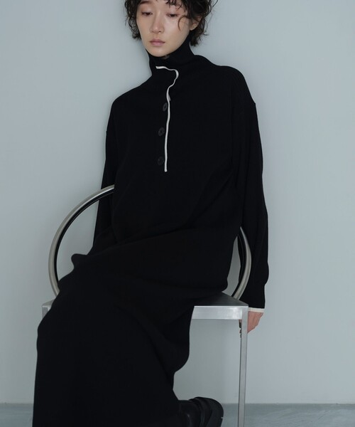 セール】＜EMMEL REFINES＞EM ハイショクライン タートルニット