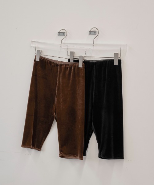 TODAYFUL(トゥデイフル)の「Velour Half Leggings(その他パンツ・レディース・ブラウン/ブラック・36inch/38inch)」の12枚目の写真