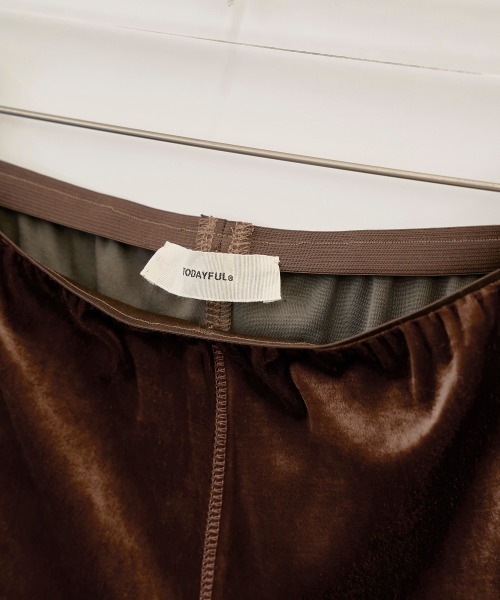 TODAYFUL(トゥデイフル)の「Velour Half Leggings(その他パンツ・レディース・ブラウン/ブラック・36inch/38inch)」の15枚目の写真