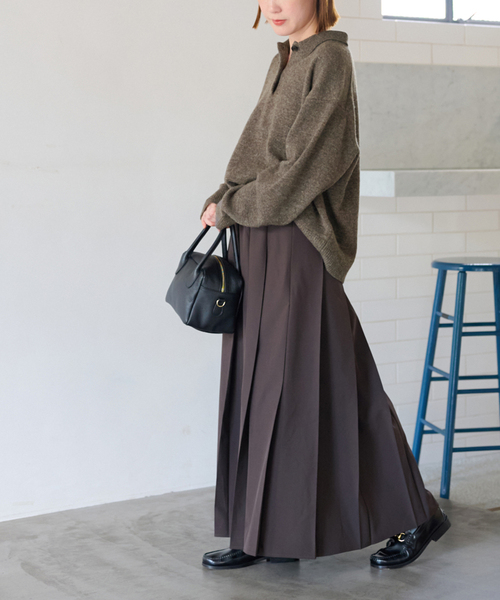 ラムミックスシャツプルオーバー（ニット/セーター）｜JOURNAL