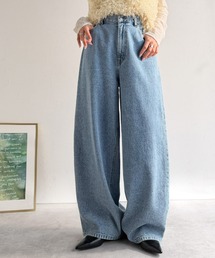 Java | 《JaVa ジャバコラボ》快適さとおしゃれの両立！バルーンデニムパンツ(デニムパンツ)