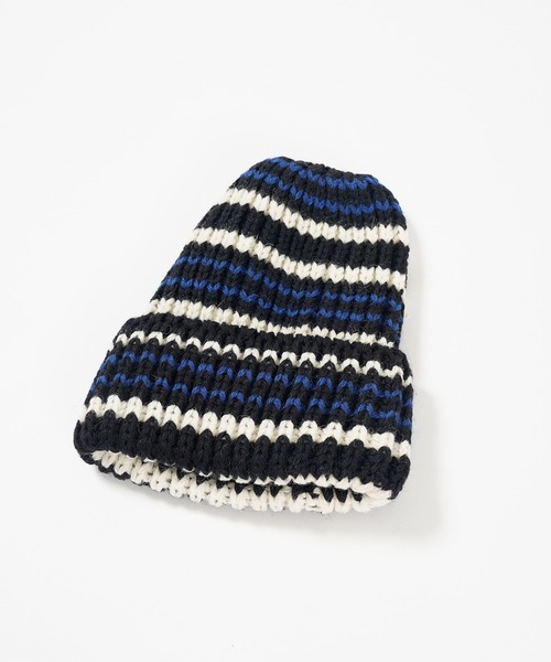 HIGHLAND 2000（ハイランドトゥーサウザンド）の「HIGHLAND 2000 リブ編み ニット帽 Rib Multi Border BW 001 Bobcap（ニットキャップ/ビーニー・レディース・その他4/その他5/その他3/その他2/その他1・FREE）」の14枚目の写真