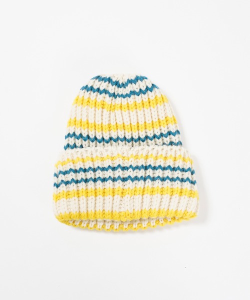 HIGHLAND 2000（ハイランドトゥーサウザンド）の「HIGHLAND 2000 リブ編み ニット帽 Rib Multi Border BW 001 Bobcap（ニットキャップ/ビーニー・レディース・その他4/その他5/その他3/その他2/その他1・FREE）」の8枚目の写真