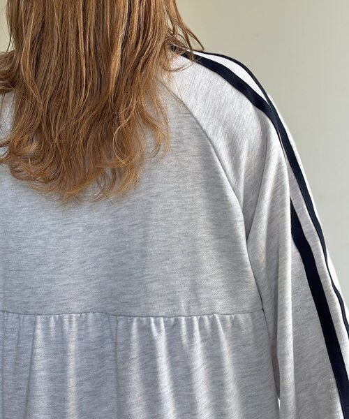 U.S. POLO ASSN.(ユーエスポロアッスン)の「【U.S. POLO ASSN.】裏毛ティアードワンピース(ワンピース・レディース・グレー/チャコールグレー/グリーン/ネイビー・FREE)」の17枚目の写真