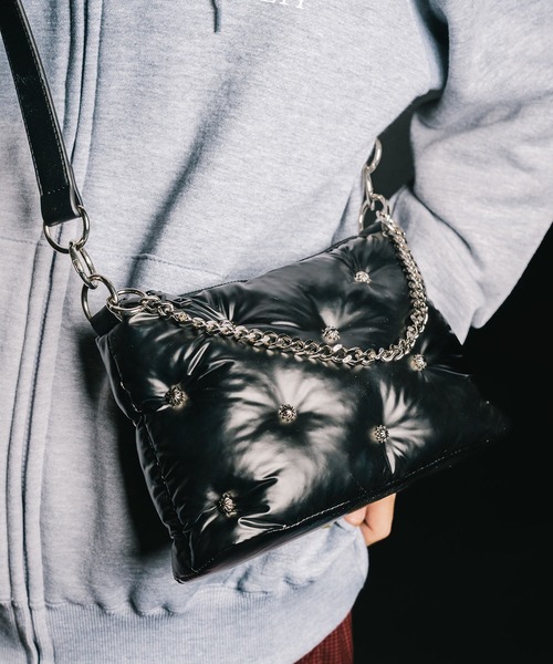 Subciety（サブサエティ）の「Padded shoulder bag（ショルダーバッグ・メンズ・ブラック・FREE）」の13枚目の写真