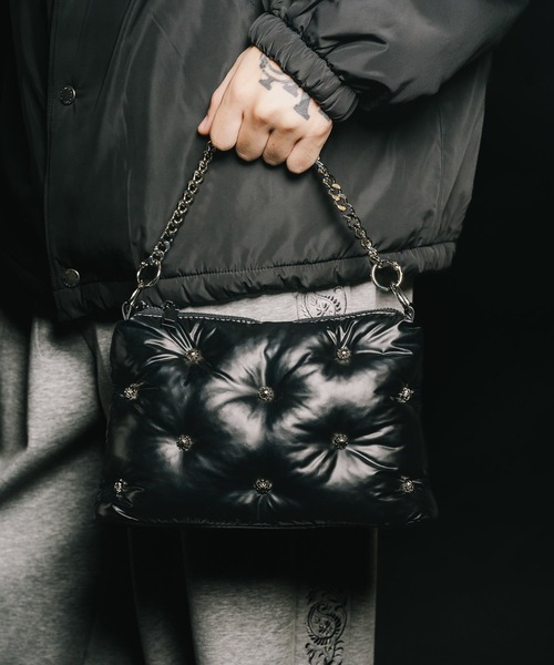 Subciety（サブサエティ）の「Padded shoulder bag（ショルダーバッグ・メンズ・ブラック・FREE）」の14枚目の写真