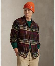 POLO RALPH LAUREN | チェック ブラッシュド フランネル オーバーシャツ(シャツ/ブラウス)