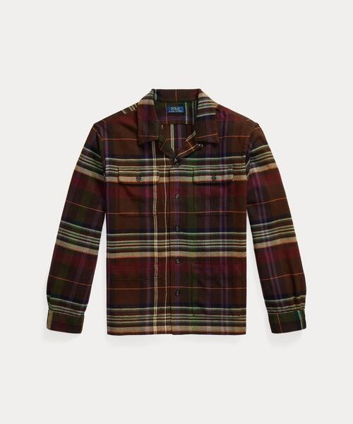 POLO RALPH LAUREN（ポロ ラルフ ローレン）の「チェック ブラッシュド フランネル オーバーシャツ（シャツ/ブラウス・メンズ・マルチ・XS/S/M/L）」の7枚目の写真