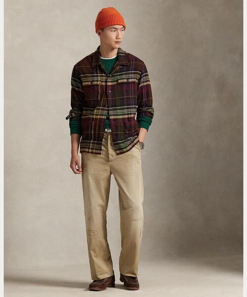 POLO RALPH LAUREN（ポロ ラルフ ローレン）の「チェック ブラッシュド フランネル オーバーシャツ（シャツ/ブラウス・メンズ・マルチ・XS/S/M/L）」の6枚目の写真