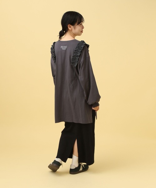 LEPSIM（レプシィム）の「【産前・産後対応】マタニティ／リブナロースカート　582139（マタニティウェア/グッズ・レディース・グリーン/ブラック・FREE）」の18枚目の写真