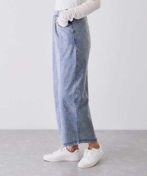 Jayro（ジャイロ）の「カットデニムナロースカート（スカート・レディース・ブラック系その他/ブルー・M）」の4枚目の写真