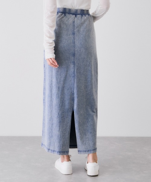 Jayro（ジャイロ）の「カットデニムナロースカート（スカート・レディース・ブラック系その他/ブルー・M）」の5枚目の写真