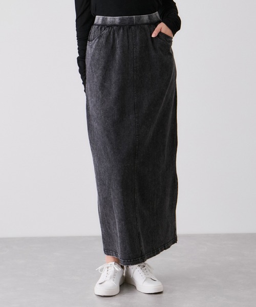 Jayro（ジャイロ）の「カットデニムナロースカート（スカート・レディース・ブラック系その他/ブルー・M）」の9枚目の写真