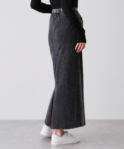 Jayro（ジャイロ）の「カットデニムナロースカート（スカート・レディース・ブラック系その他/ブルー・M）」の10枚目の写真