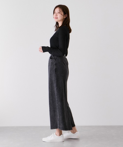 Jayro（ジャイロ）の「カットデニムナロースカート（スカート・レディース・ブラック系その他/ブルー・M）」の14枚目の写真