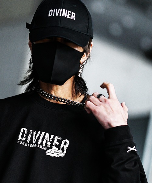 DIVINER(ディヴァイナー)の「【DIVINER】Meriken Sack Logo L/TEE(Tシャツ/カットソー・メンズ・ブラック×シルバー/ブラック×ゴールド・M/L)」の3枚目の写真