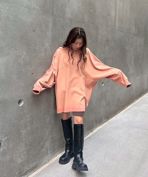 SPRAY PAINT LONG SLEEVE TOP（スウェット）｜Ameri（アメリ）の