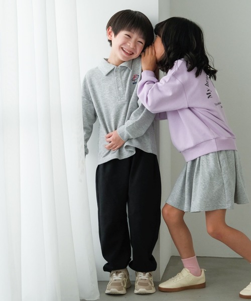 FOUND GOOD(ファウンドグッド)の「B/カーブウラケパンツ(その他パンツ・キッズ・グレー系5/ブラック/ネイビー・120cm/130cm/140cm/150cm)」の4枚目の写真