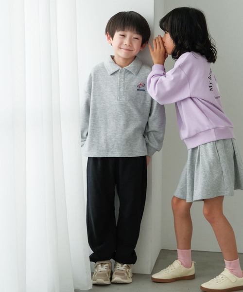 FOUND GOOD(ファウンドグッド)の「B/カーブウラケパンツ(その他パンツ・キッズ・グレー系5/ブラック/ネイビー・120cm/130cm/140cm/150cm)」の5枚目の写真