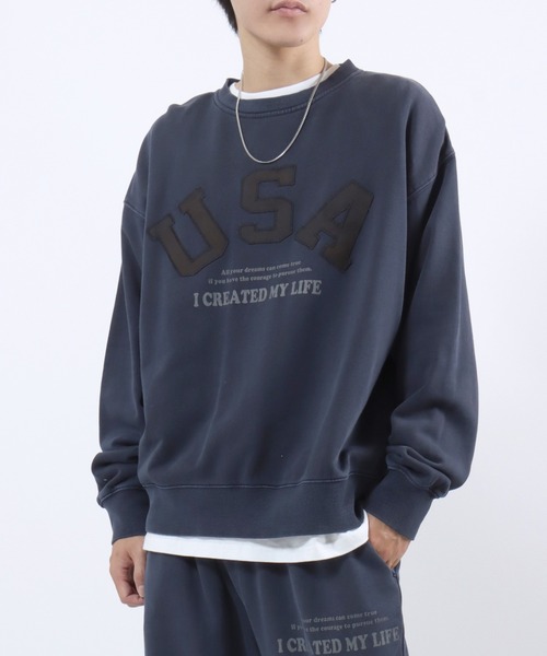 セール】セットアップ対応 USAカモフラロゴアップリケ ピグメント