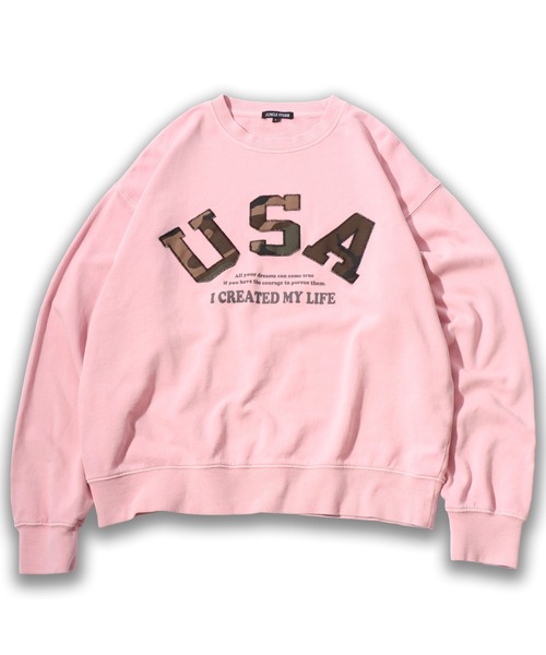 セール】セットアップ対応 USAカモフラロゴアップリケ ピグメント