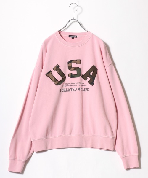 セール】セットアップ対応 USAカモフラロゴアップリケ ピグメント