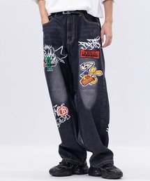 JOHN'S CLOSET（ジョンズクローゼット）の「【13】ワッペンデニム カーブデニムパンツ（デニムパンツ）」