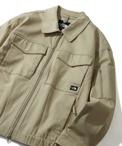 THE NORTH FACE（ザノースフェイス）の「【THE NORTH FACE/ザノースフェイス】 ALL-ROUND COLLAR BOMBER / オールラウンド カラー ボンバー ジャケット（ブルゾン・メンズ・ブラック/アイボリー/ベージュ・M/L/XL）」の9枚目の写真