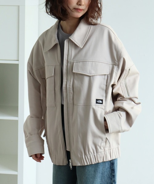 THE NORTH FACE（ザノースフェイス）の「【THE NORTH FACE/ザノースフェイス】 ALL-ROUND COLLAR BOMBER / オールラウンド カラー ボンバー ジャケット（ブルゾン・メンズ・ブラック/アイボリー/ベージュ・M/L/XL）」の20枚目の写真