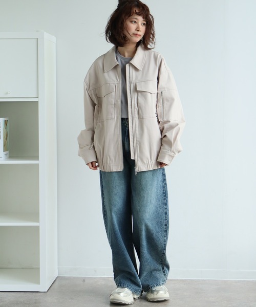 THE NORTH FACE（ザノースフェイス）の「【THE NORTH FACE/ザノースフェイス】 ALL-ROUND COLLAR BOMBER / オールラウンド カラー ボンバー ジャケット（ブルゾン・メンズ・ブラック/アイボリー/ベージュ・M/L/XL）」の22枚目の写真