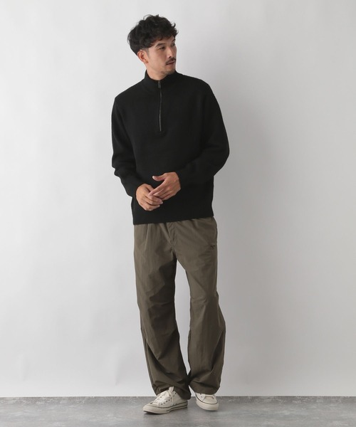 FOUND GOOD（ファウンドグッド）の「フワフワハーフZIPニット（ニット/セーター・メンズ・グレー系8/ベージュ/ブラック・XL/L/M/S）」の5枚目の写真