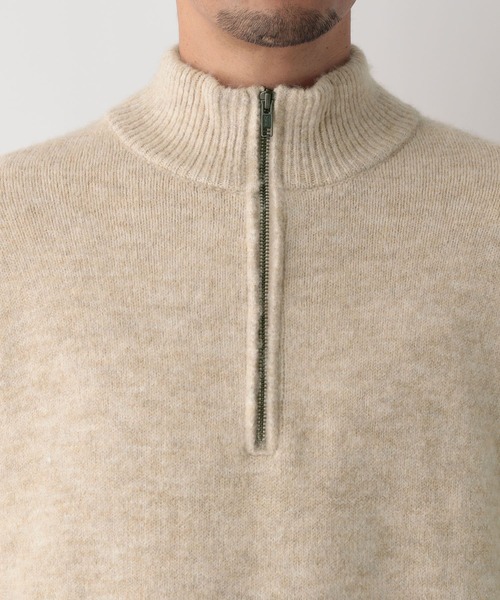 FOUND GOOD（ファウンドグッド）の「フワフワハーフZIPニット（ニット/セーター・メンズ・グレー系8/ベージュ/ブラック・XL/L/M/S）」の18枚目の写真