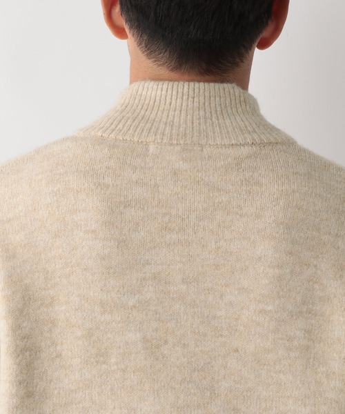 FOUND GOOD（ファウンドグッド）の「フワフワハーフZIPニット（ニット/セーター・メンズ・グレー系8/ベージュ/ブラック・XL/L/M/S）」の21枚目の写真