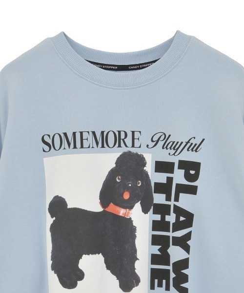 Candy Stripper（キャンディストリッパー）の「PLAY WITH ME スウェット（スウェット・レディース・ブラック/ライトブルー/レッド/オフホワイト・FREE）」の13枚目の写真