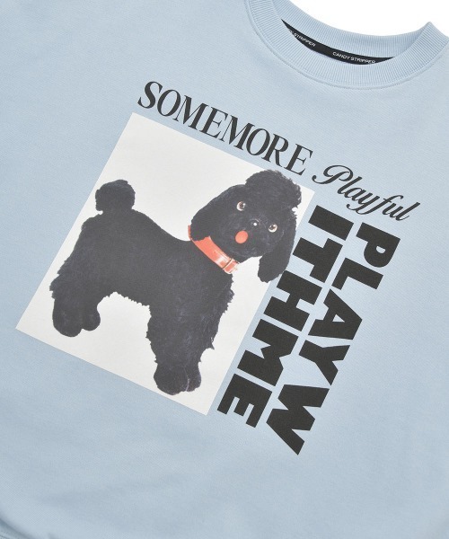 Candy Stripper（キャンディストリッパー）の「PLAY WITH ME スウェット（スウェット・レディース・ブラック/ライトブルー/レッド/オフホワイト・FREE）」の7枚目の写真