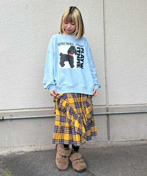 Candy Stripper（キャンディストリッパー）の「PLAY WITH ME スウェット（スウェット・レディース・ブラック/ライトブルー/レッド/オフホワイト・FREE）」の11枚目の写真