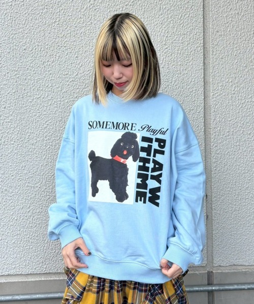 Candy Stripper（キャンディストリッパー）の「PLAY WITH ME スウェット（スウェット・レディース・ブラック/ライトブルー/レッド/オフホワイト・FREE）」の9枚目の写真