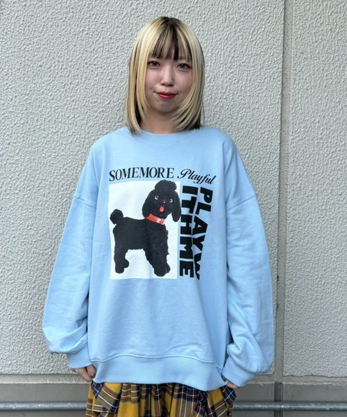 Candy Stripper（キャンディストリッパー）の「PLAY WITH ME スウェット（スウェット・レディース・ブラック/ライトブルー/レッド/オフホワイト・FREE）」の15枚目の写真