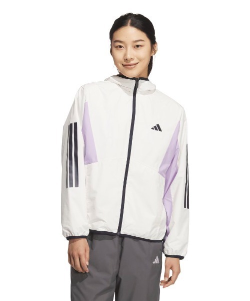adidas（アディダス）の「アディダス adidas チーム ルーズフィット ウインドブレーカー ジャケット（その他アウター・レディース・ネイビー/ホワイト/ブラック・S/M/L/XL）」の15枚目の写真