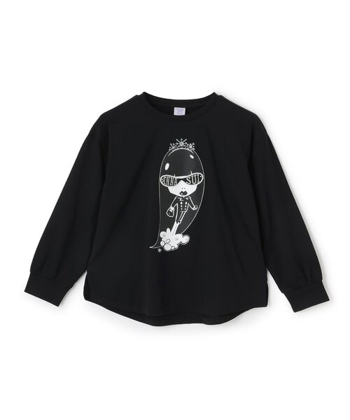 アナスイミニ 今期リボン刺繍 半袖 短丈Tシャツ カットソー Tシャツ