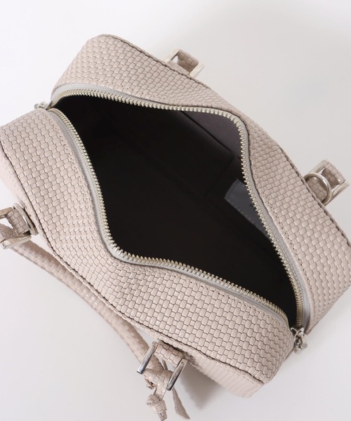 POMTATA（ポンタタ）の「TONE mini boston bag【POMTATA/ポンタタ】（ボストンバッグ・レディース・ラベンダー/グレイッシュベージュ・フリー）」の9枚目の写真