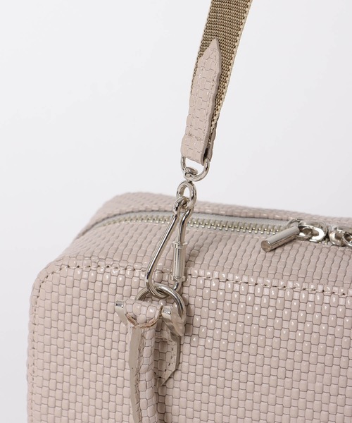 POMTATA（ポンタタ）の「TONE mini boston bag【POMTATA/ポンタタ】（ボストンバッグ・レディース・ラベンダー/グレイッシュベージュ・フリー）」の11枚目の写真