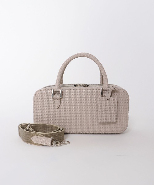 POMTATA（ポンタタ）の「TONE mini boston bag【POMTATA/ポンタタ】（ボストンバッグ・レディース・ラベンダー/グレイッシュベージュ・フリー）」の5枚目の写真