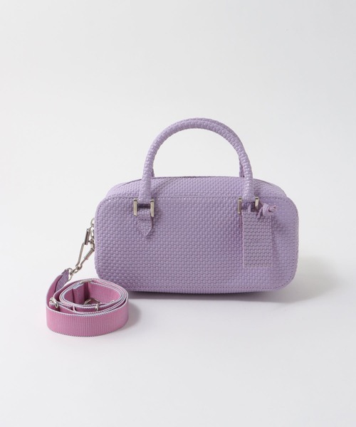 POMTATA（ポンタタ）の「TONE mini boston bag【POMTATA/ポンタタ】（ボストンバッグ・レディース・ラベンダー/グレイッシュベージュ・フリー）」の14枚目の写真