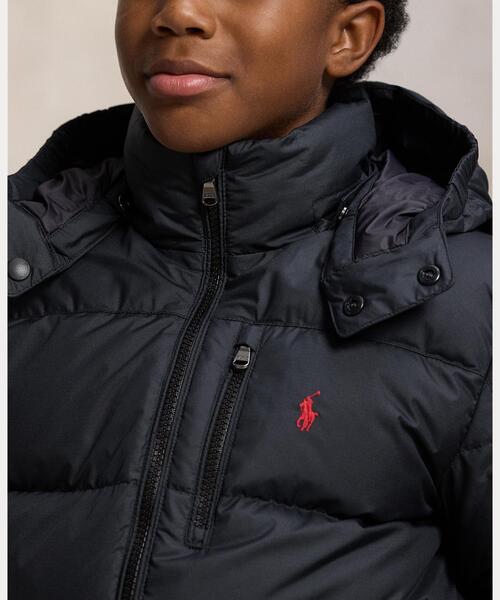 リップストップ ダウン フーデッド ジャケット（ダウンジャケット