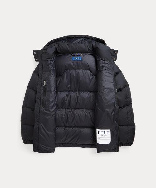 POLO RALPH LAUREN CHILDRENSWEAR（ポロ ラルフ ローレン チルドレンズウェア）の「リップストップ ダウン フーデッド ジャケット（ダウンジャケット/コート・キッズ・ブラック系1・L/M/S/XL）」の5枚目の写真