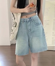 NANEA（ナネア）の「デニムハーフパンツ（デニムパンツ）」