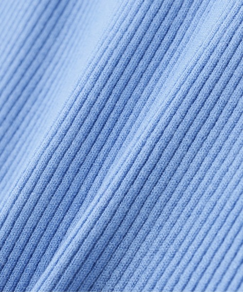 NATURAL BEAUTY BASIC(ナチュラルビューティーベーシック)の「◇ニュアンスネックリブニット(ニット/セーター・レディース・ピンク/ブルー/オフホワイト/チャコールグレー・FREE)」の5枚目の写真